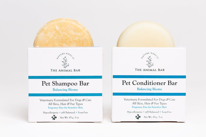 Balancing Biome Pet Shampoo & Conditioner Bar Set