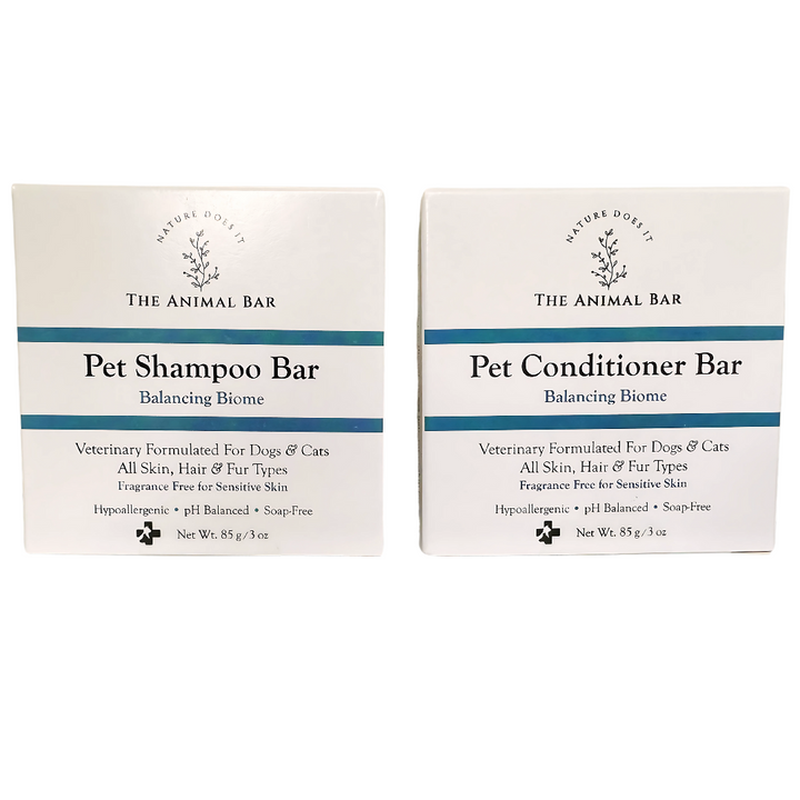 Balancing Biome Pet Shampoo & Conditioner Bar Set